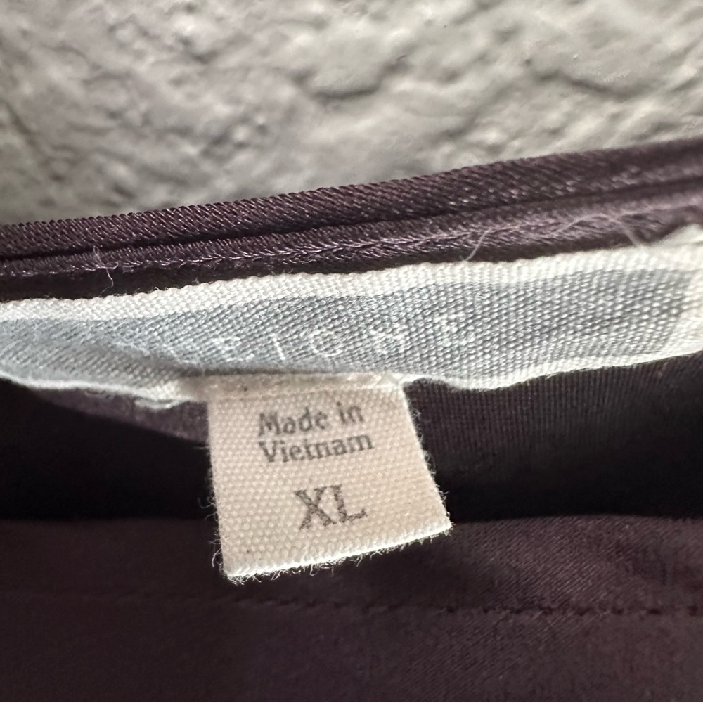 Pleione Chocolate Brown Satin Front Twist Blouse XL V Neck Dolman Sleeve - Picture 4 of 12